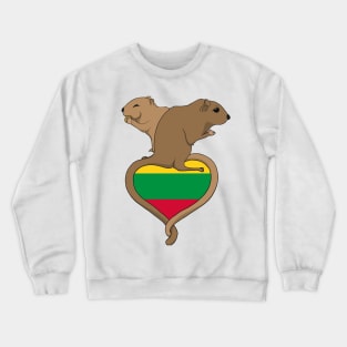 Gerbil Lithuania (light) Crewneck Sweatshirt